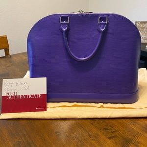 💜Louis Vuitton Purple Epi Leather Alma GM💜